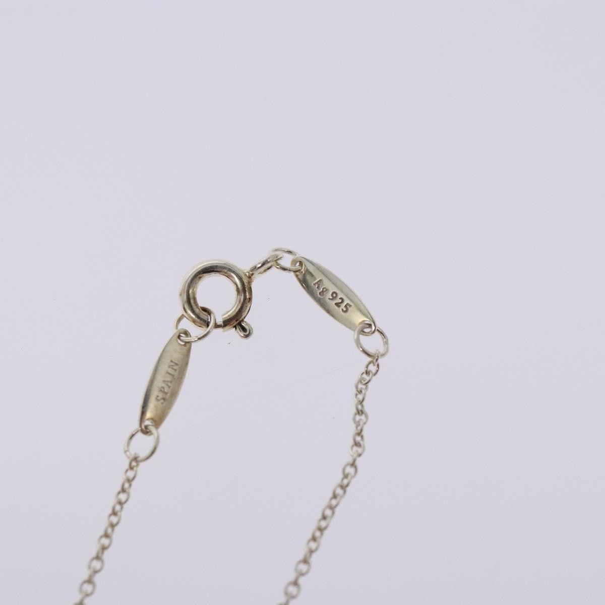 Tiffany & Co. Elsa Peretti Open Heart Pendant Necklace Sterling Silver Silver Silver Necklace Jewelry (Pre-Owned)