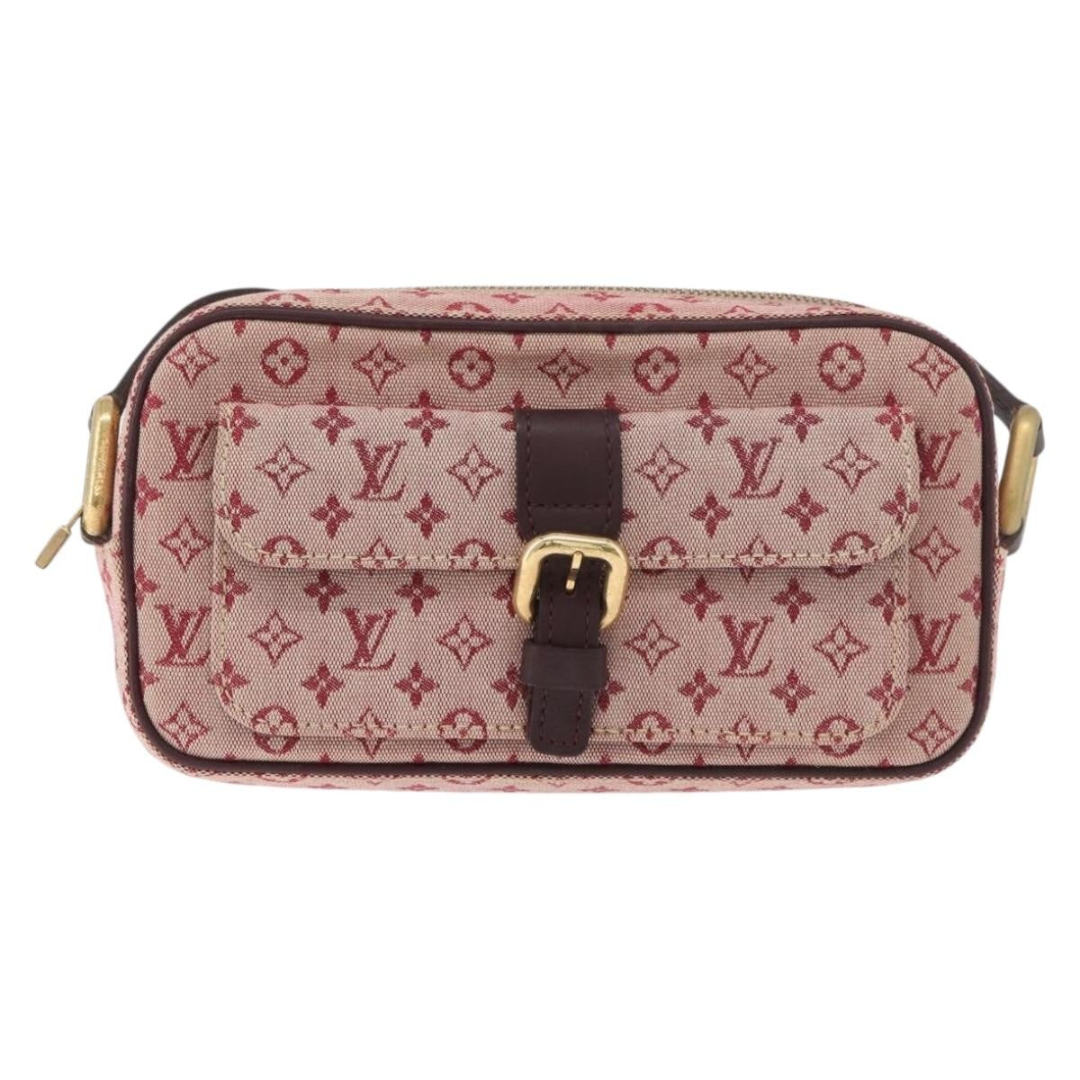 Louis Vuitton Juliette Crossbody Bag Mini Lin Red Canvas Shoulder Bag Bag (Pre-Owned)