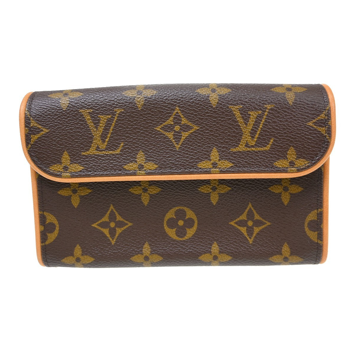 Louis Vuitton Florentine Waist Bag Monogram Canvas Brown Canvas Clutche & Pouche Bag (Pre-Owned)