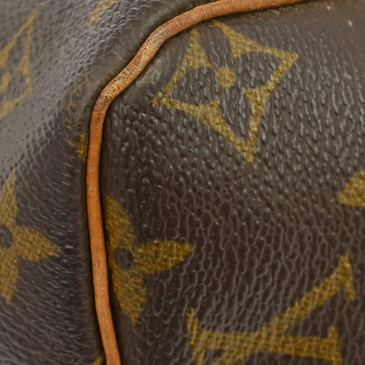Louis Vuitton Speedy Handbag Monogram Canvas Brown Canvas Handbag (Pre-Owned)