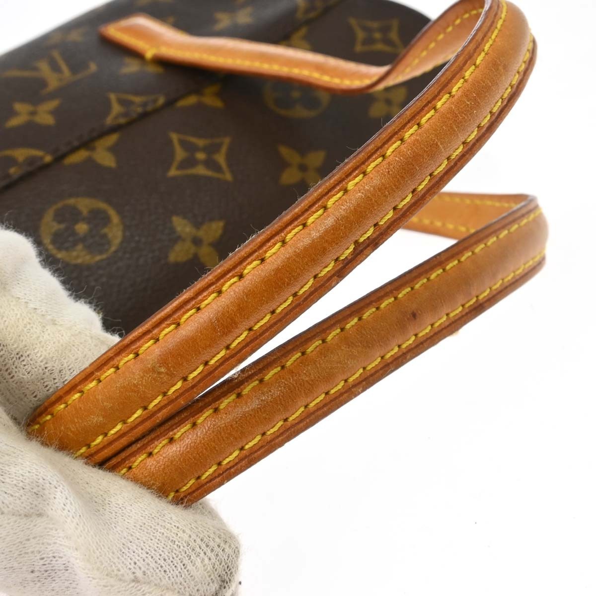 Louis Vuitton Sonatine Handbag Monogram Canvas Brown Canvas Handbag (Pre-Owned)