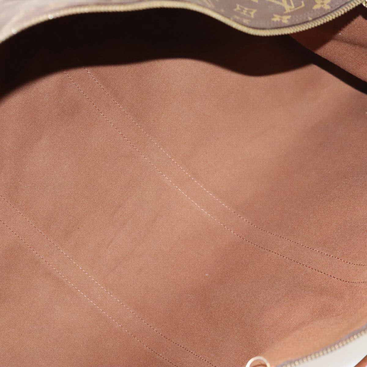 Louis Vuitton Keepall Bag Monogram Canvas Brown Canvas Travel Bag Bag (Pre-Owned)
