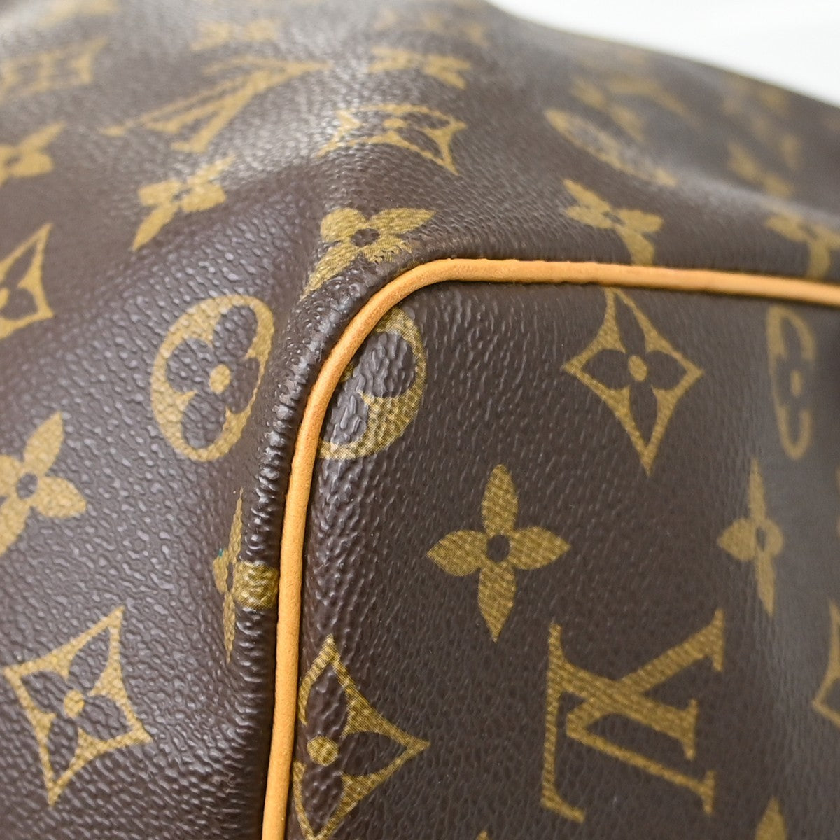 Louis Vuitton Keepall Bandouliere Bag Monogram Canvas Brown Canvas Travel Bag Bag (Pre-Owned)