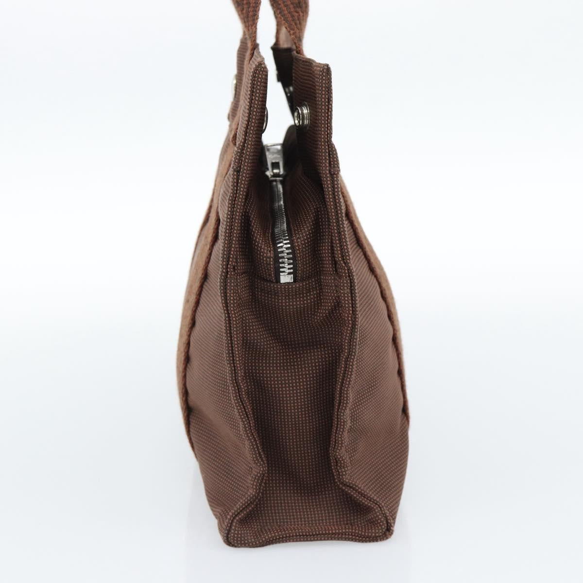 Hermes Fourre-Tout Herline Fourre-Tout Herline Brown Canvas Tote Bag Bag (Pre-Owned)