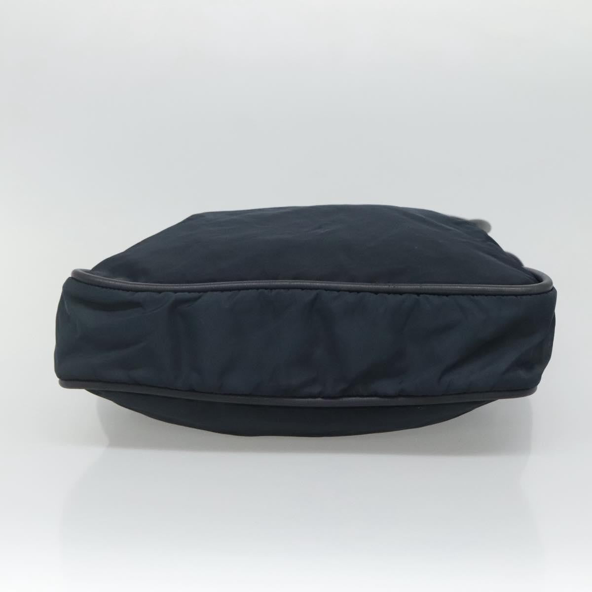 Celine Circle Logo Handbag Nylon Navy Nylon Tote Bag Bag (Pre-Owned)