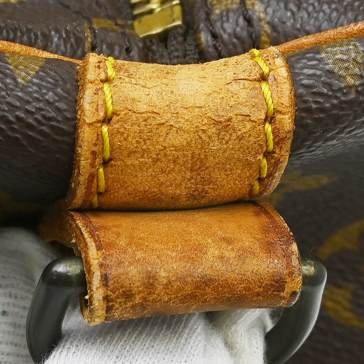 Louis Vuitton Keepall Bandouliere Bag Monogram Canvas Brown Canvas Travel Bag Bag (Pre-Owned)