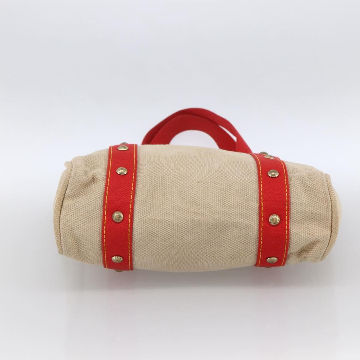 Louis Vuitton Antigua Tote Canvas Beige Canvas Tote Bag Bag (Pre-Owned)