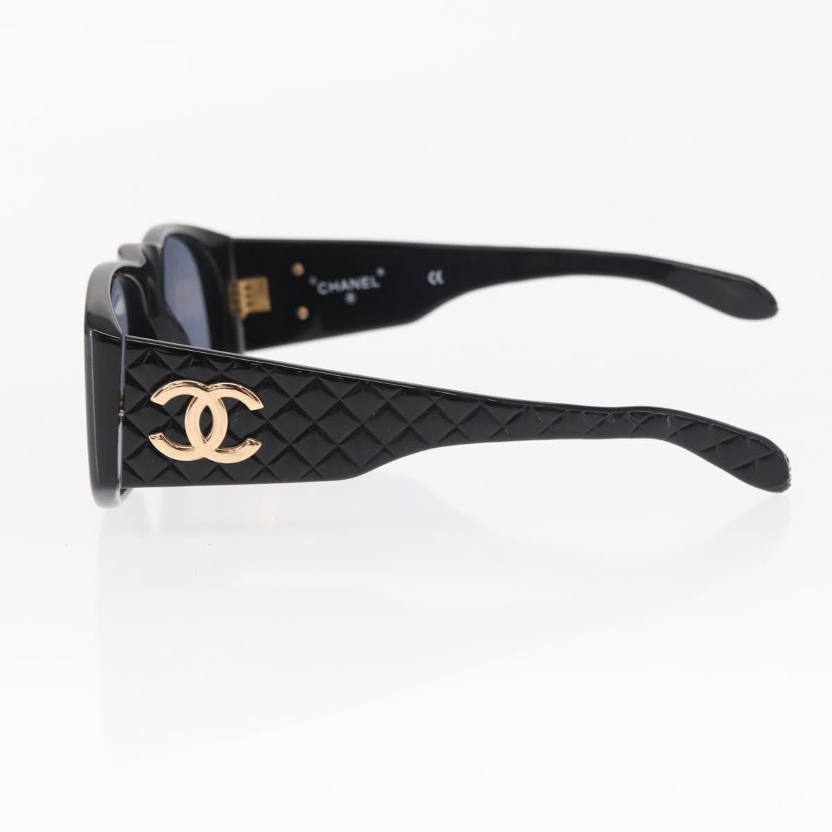 Chanel Logo Cc Sunglasses Plastic Black Plastic Sunglasse Accessory (Pre-Owned)