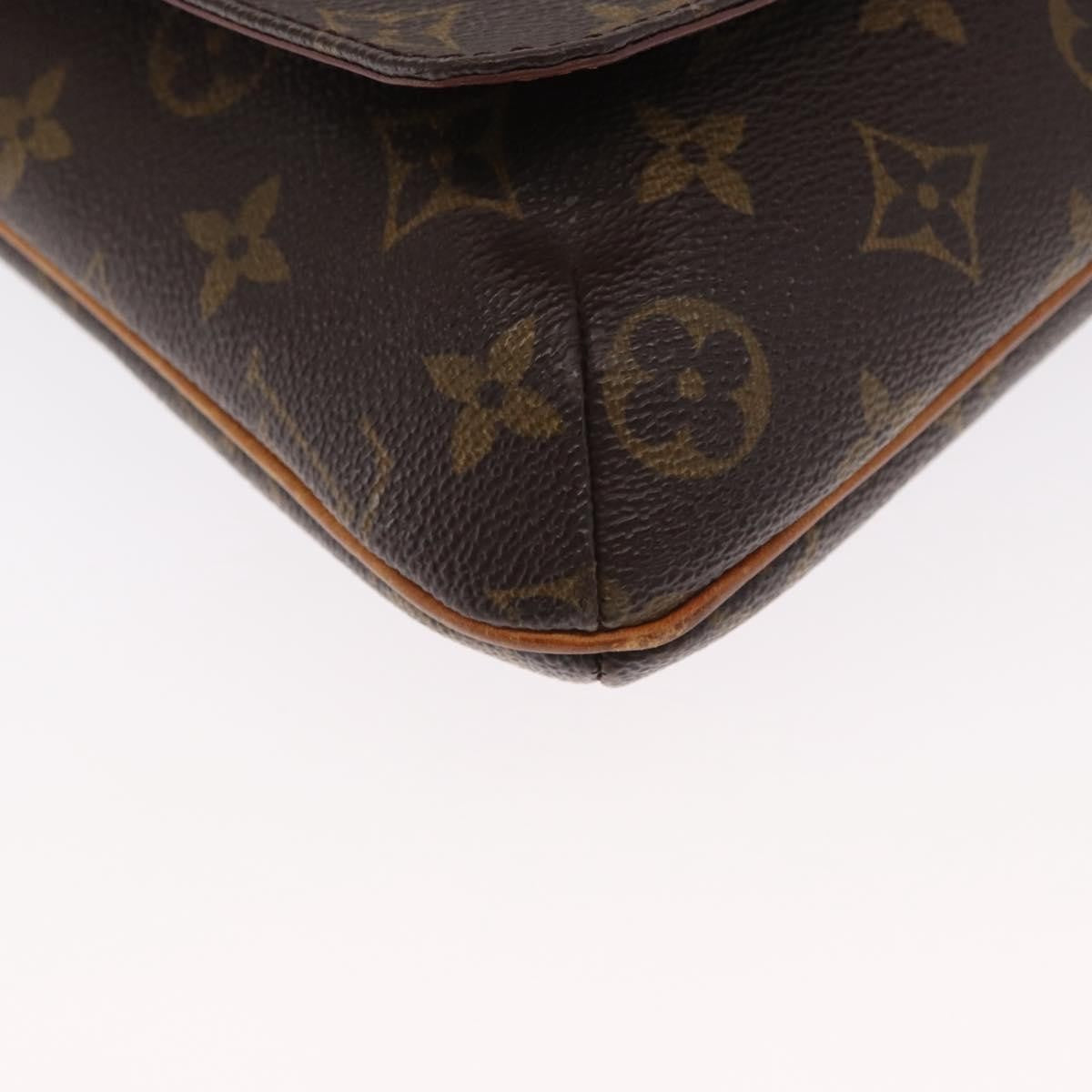 Louis Vuitton Musette Salsa Handbag Monogram Canvas Brown Canvas Shoulder Bag Bag (Pre-Owned)