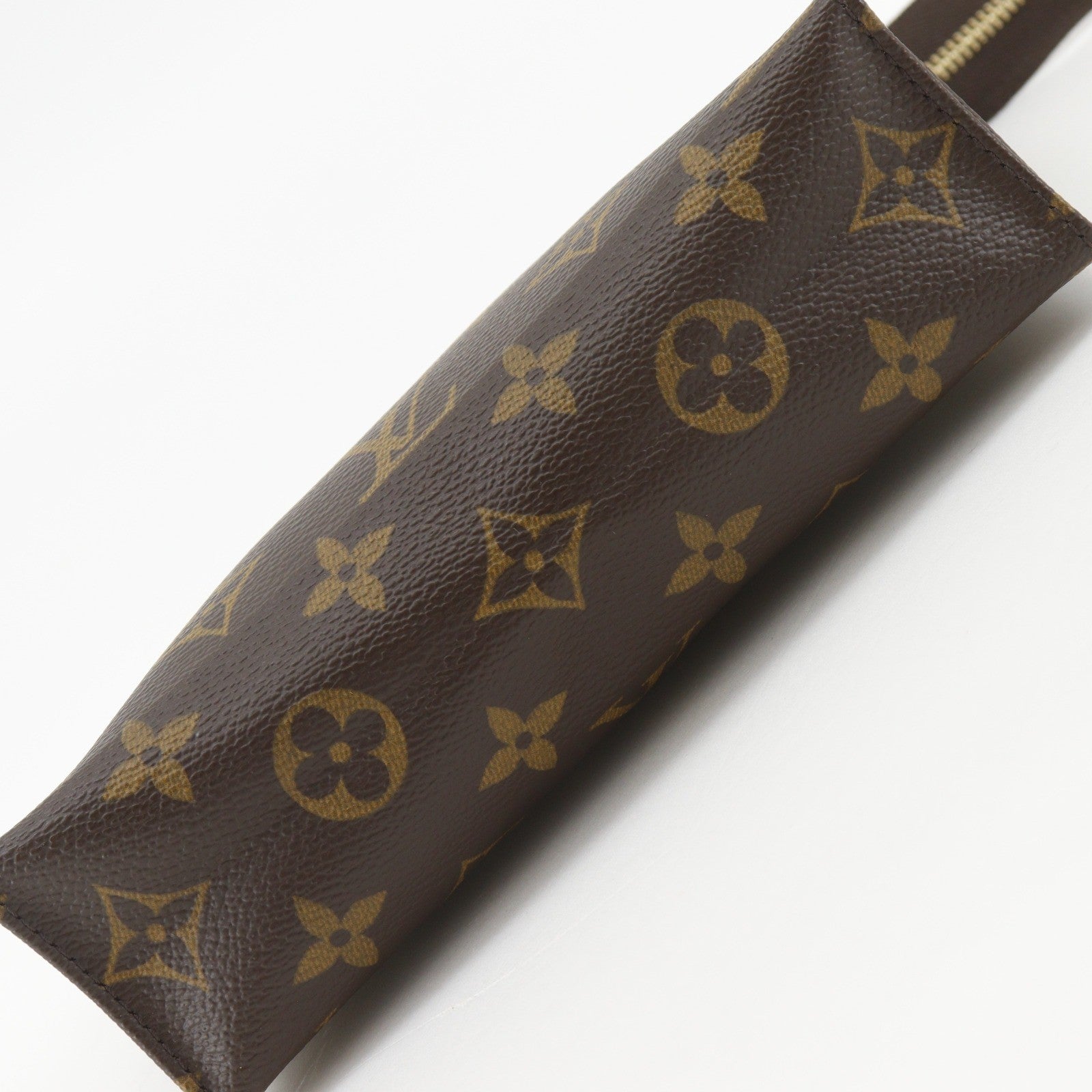 Louis Vuitton Toiletry Pouch Monogram Canvas Brown Canvas Wallets Accessory (Pre-Owned)