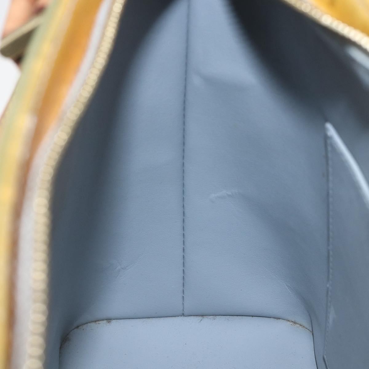 Louis Vuitton Houston Handbag Monogram Vernis Green Patent_Leather Tote Bag Bag (Pre-Owned)