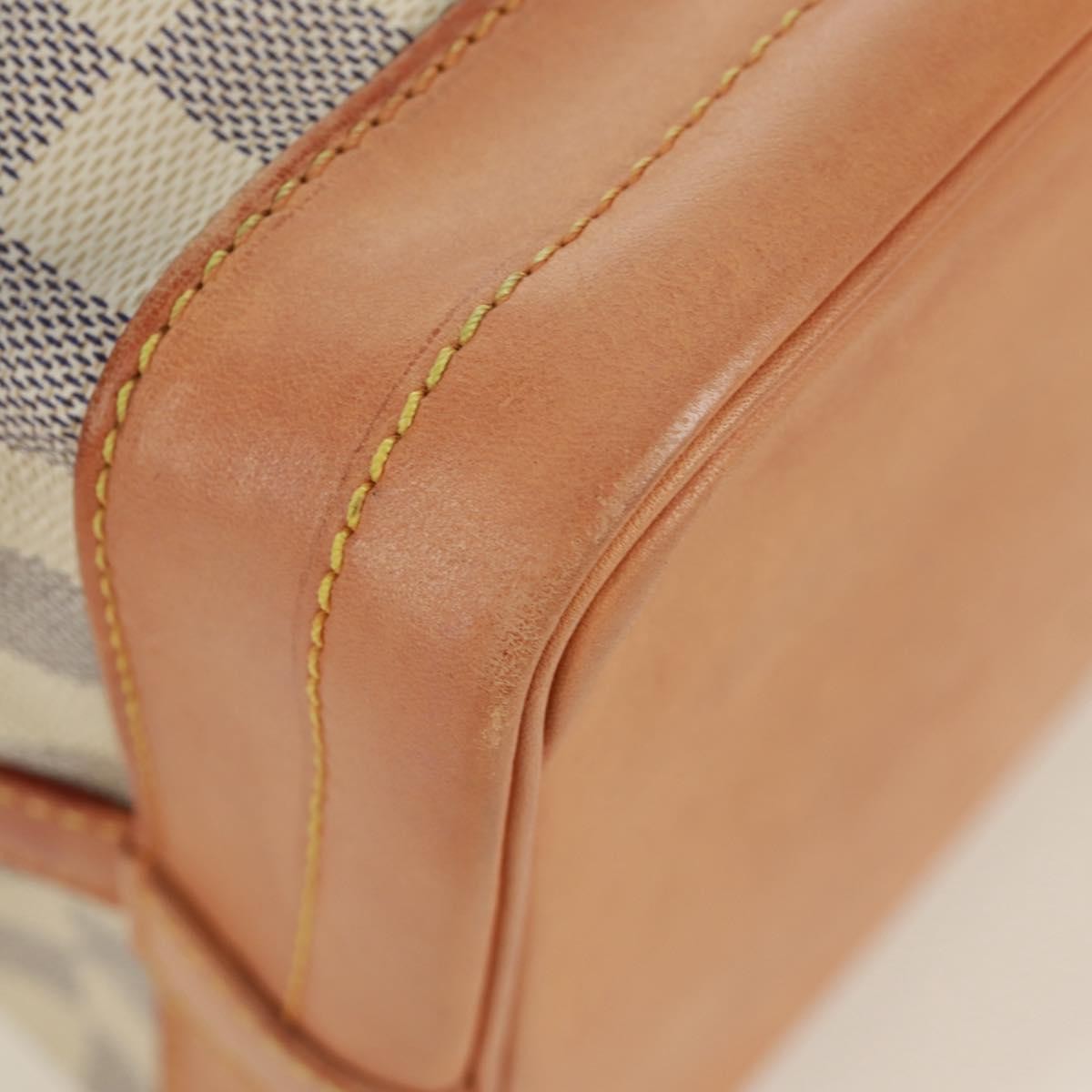 Louis Vuitton Noe Handbag Damier Beige Canvas Shoulder Bag Bag (Pre-Owned)