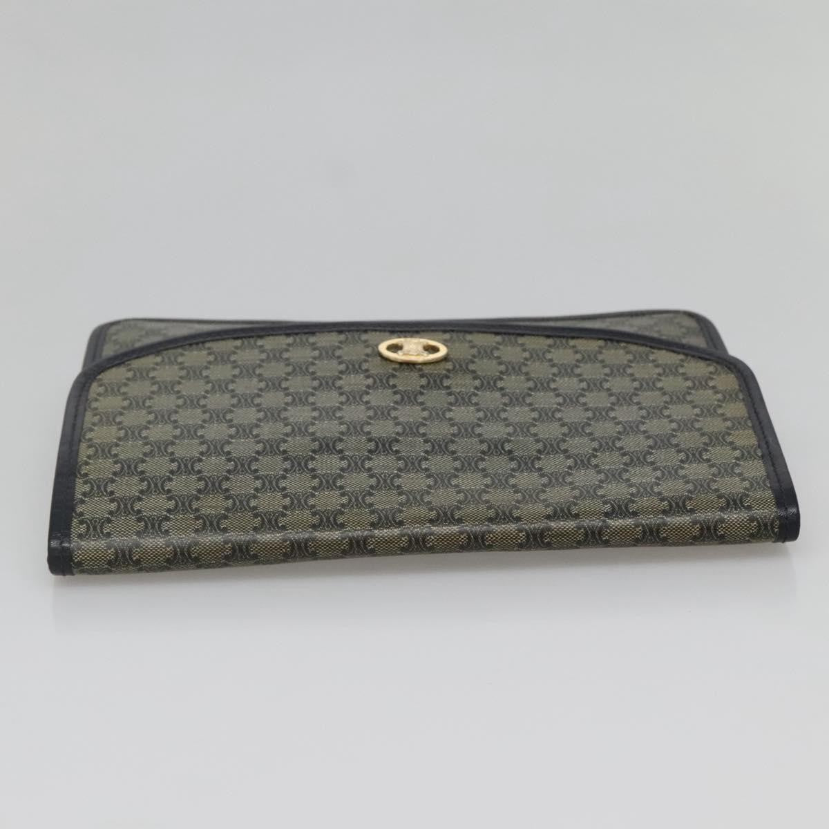 Celine Clutch Bag Canvas Navy Canvas Clutche & Pouche Bag (Pre-Owned)
