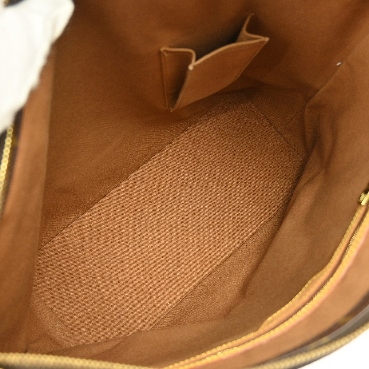 Louis Vuitton Cabas Mezzo Monogram Canvas Brown Canvas Tote Bag Bag (Pre-Owned)