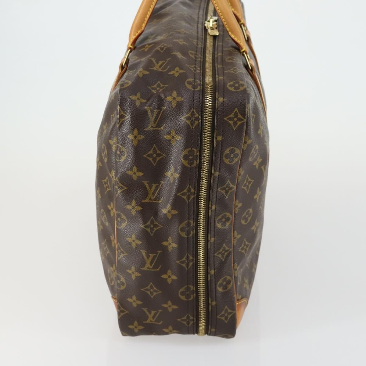 Louis Vuitton Sirius Handbag Monogram Canvas Brown Canvas Travel Bag Bag (Pre-Owned)