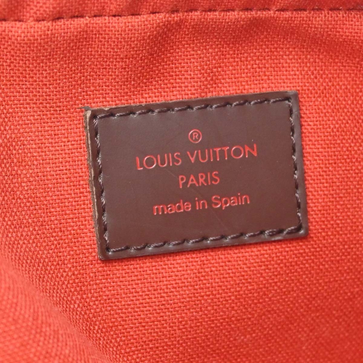 Louis Vuitton Geronimos Waist Bag Damier Brown Canvas Shoulder Bag Bag (Pre-Owned)