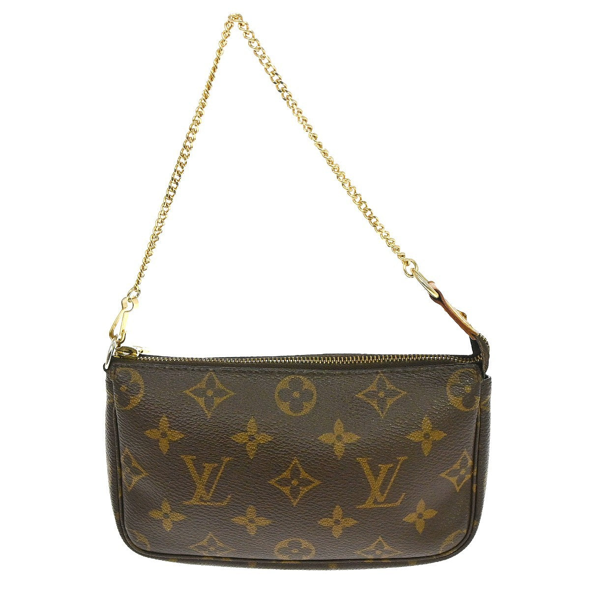 Louis Vuitton Pochette Accessoires Nm Monogram Canvas Brown Canvas Clutche & Pouche Bag (Pre-Owned)