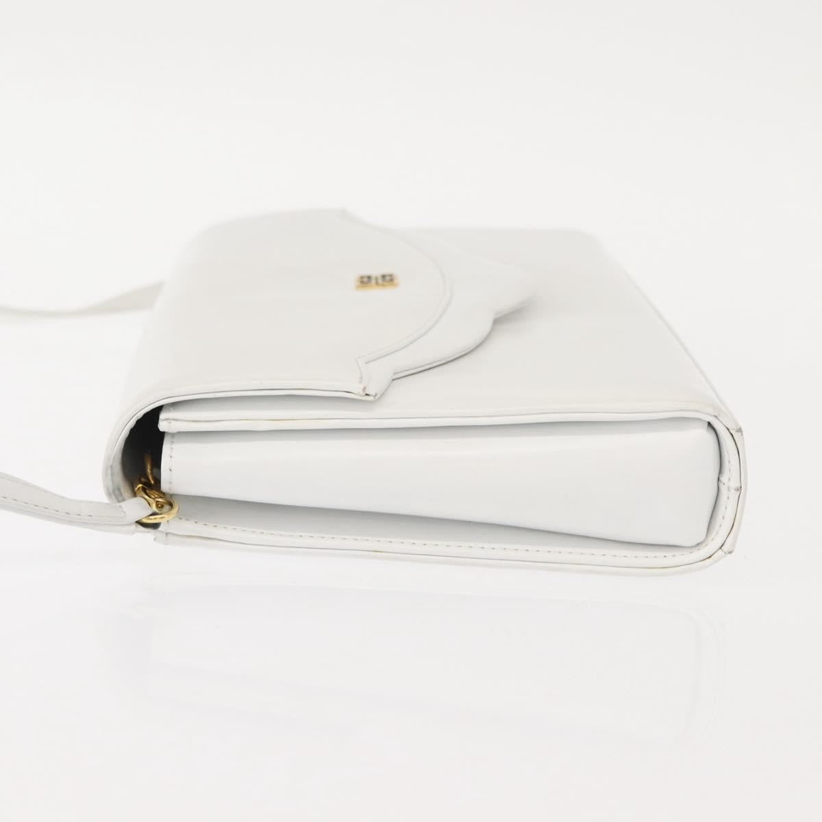 Givenchy Shoulder Bag Leather White Leather Shoulder Bag Bag (Pre-Owned)