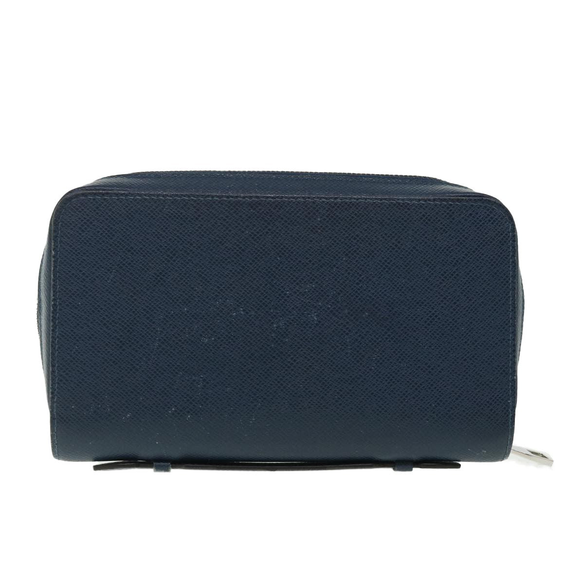 Louis Vuitton Zippy Xl Taiga Leather Navy Leather Wallets Accessory (Pre-Owned)