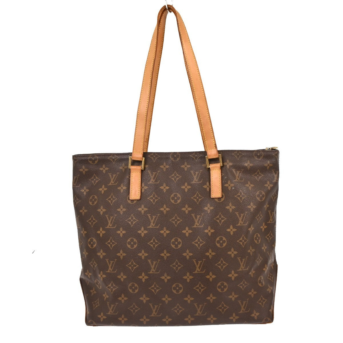 Louis Vuitton Cabas Mezzo Monogram Canvas Brown Canvas Tote Bag Bag (Pre-Owned)