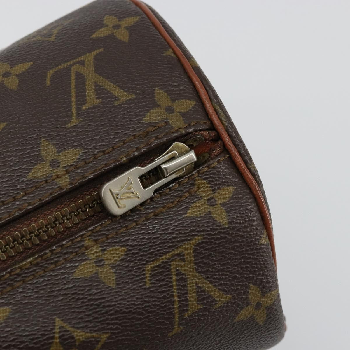 Louis Vuitton Papillon Handbag Monogram Canvas Brown Canvas Handbag (Pre-Owned)