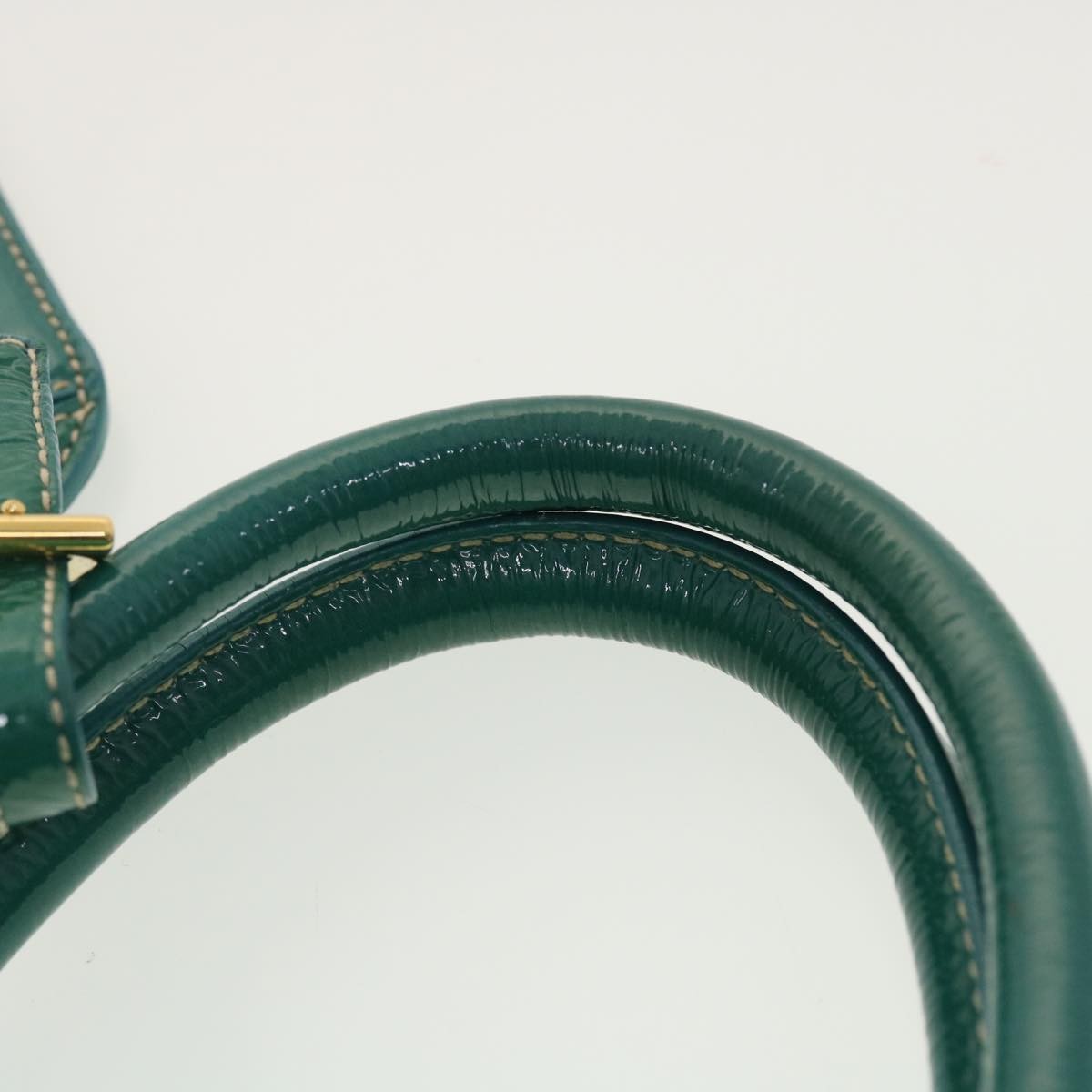 Prada Convertible Tote Quilted Tessuto Turquoise Nylon Handbag (Pre-Owned)