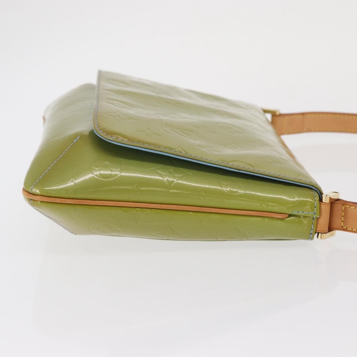 Louis Vuitton Thompson Street Handbag Monogram Vernis Green Patent_Leather Shoulder Bag Bag (Pre-Owned)