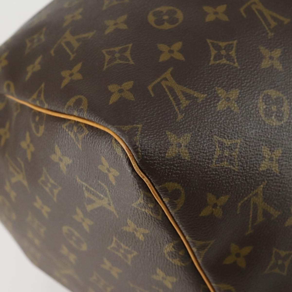 Louis Vuitton Keepall Bag Monogram Canvas Brown Canvas Travel Bag Bag (Pre-Owned)