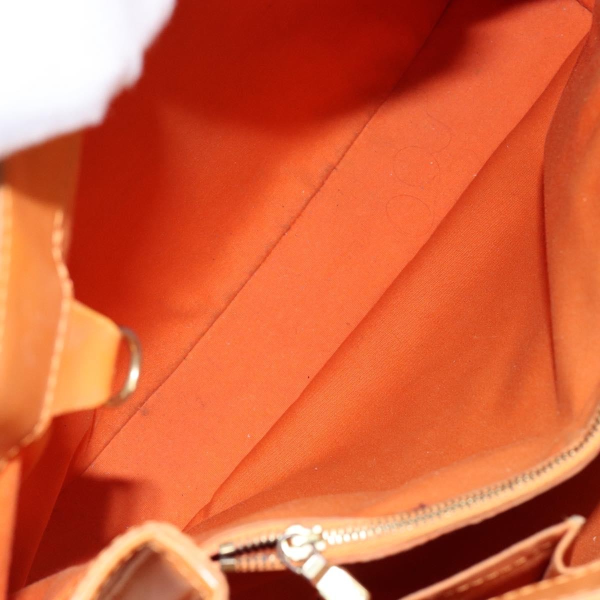 Louis Vuitton Mandara Handbag Epi Leather Orange Leather Shoulder Bag Bag (Pre-Owned)
