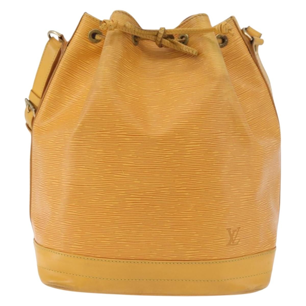Louis Vuitton Noe Handbag Epi Leather Yellow Leather Shoulder Bag Bag (Pre-Owned)