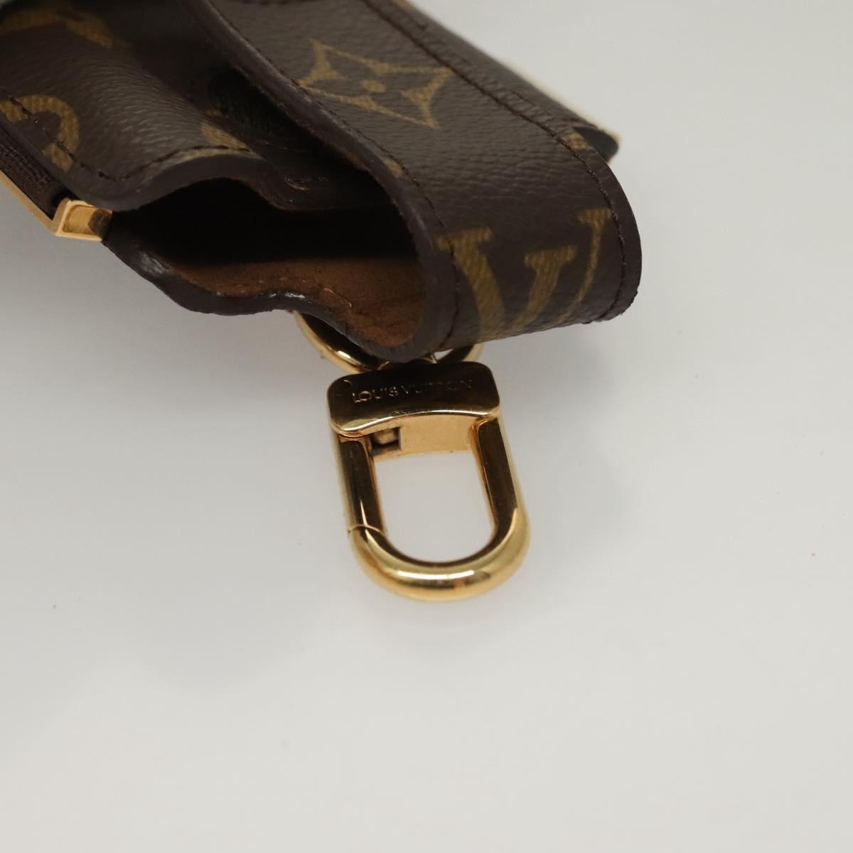 Louis Vuitton Etui Phone Case Monogram Canvas Brown Canvas Bag (Pre-Owned)