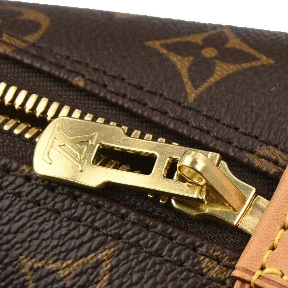 Louis Vuitton Alma Handbag Limited Edition World Tour Monogram Canvas Brown Canvas Handbag (Pre-Owned)