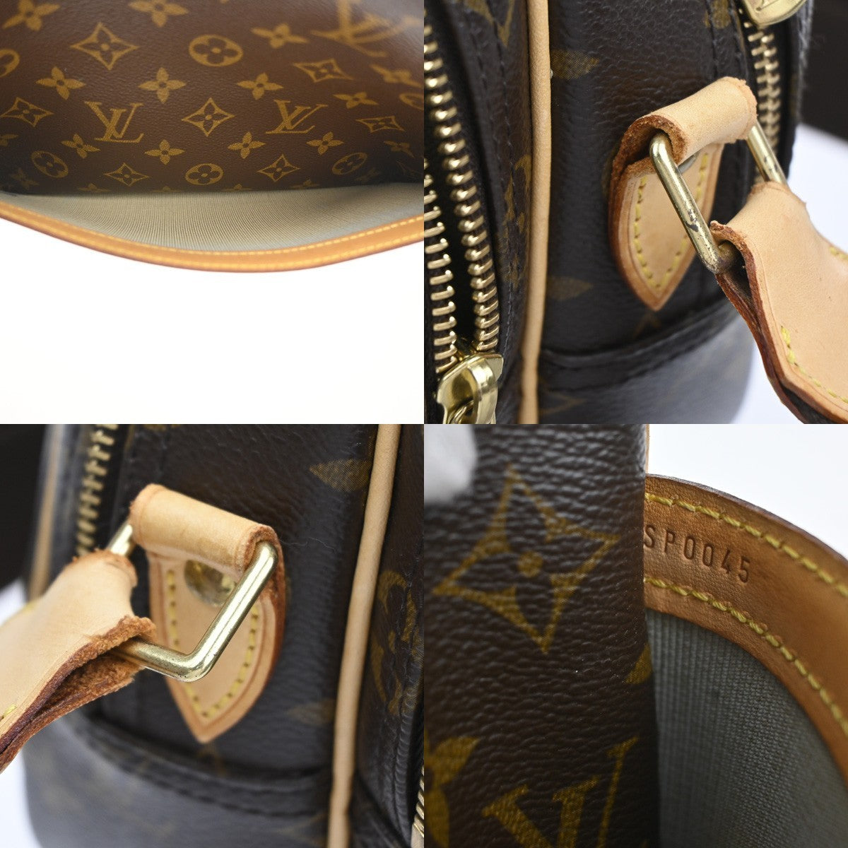 Louis Vuitton Reporter Bag Monogram Canvas Brown Canvas Shoulder Bag Bag (Pre-Owned)
