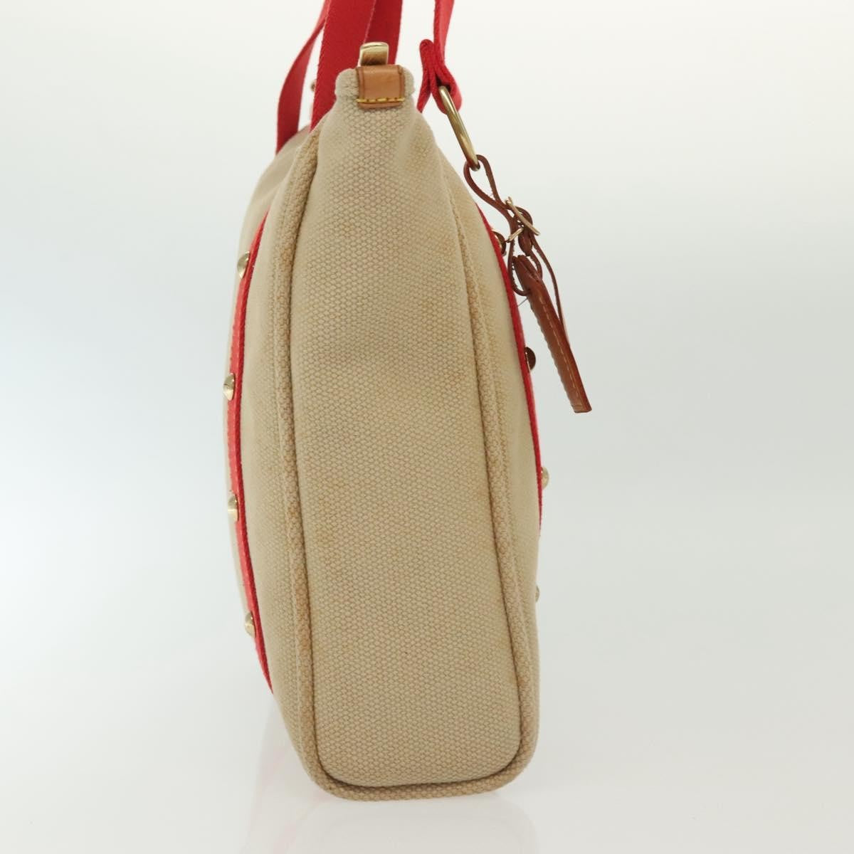 Louis Vuitton Antigua Tote Canvas Beige Canvas Tote Bag Bag (Pre-Owned)