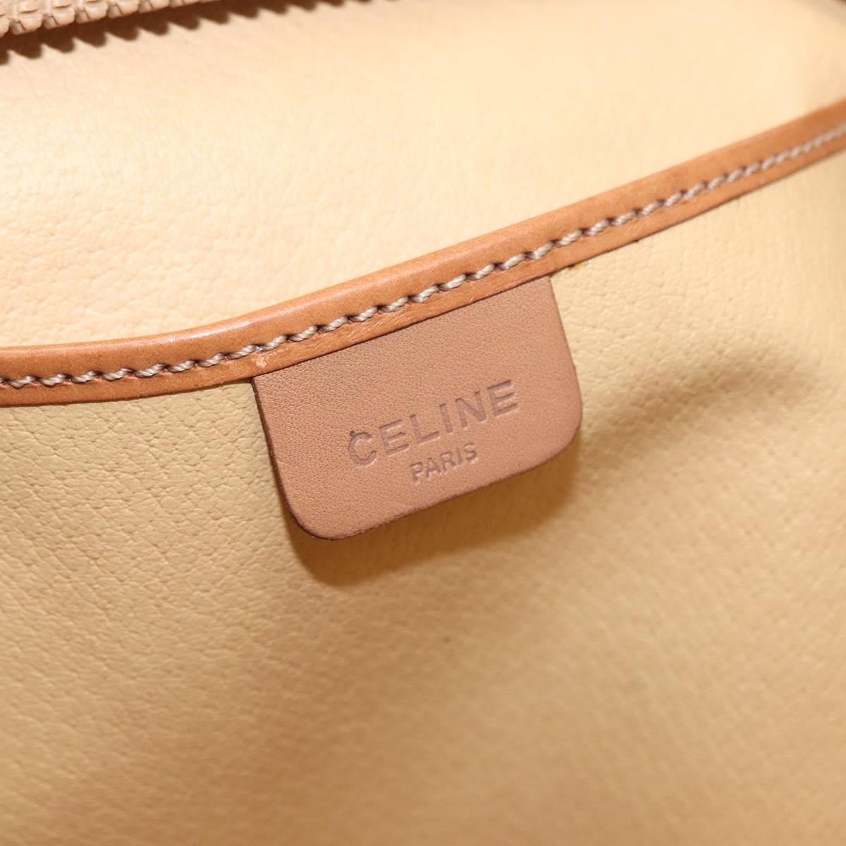 Celine Macadam Pochette Clutch Beige Pvc Clutche & Pouche Bag (Pre-Owned)