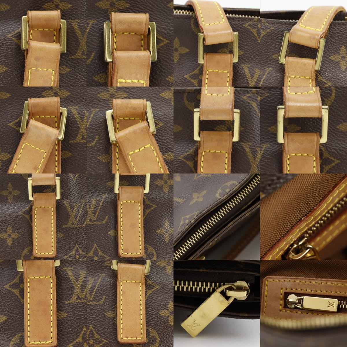 Louis Vuitton Cabas Piano Monogram Canvas Brown Canvas Tote Bag Bag (Pre-Owned)