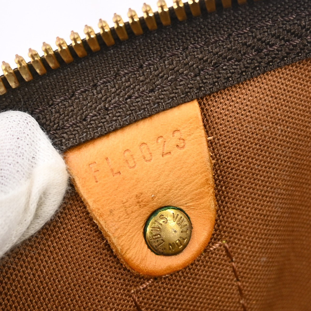 Louis Vuitton Keepall Bag Monogram Canvas Brown Canvas Travel Bag Bag (Pre-Owned)