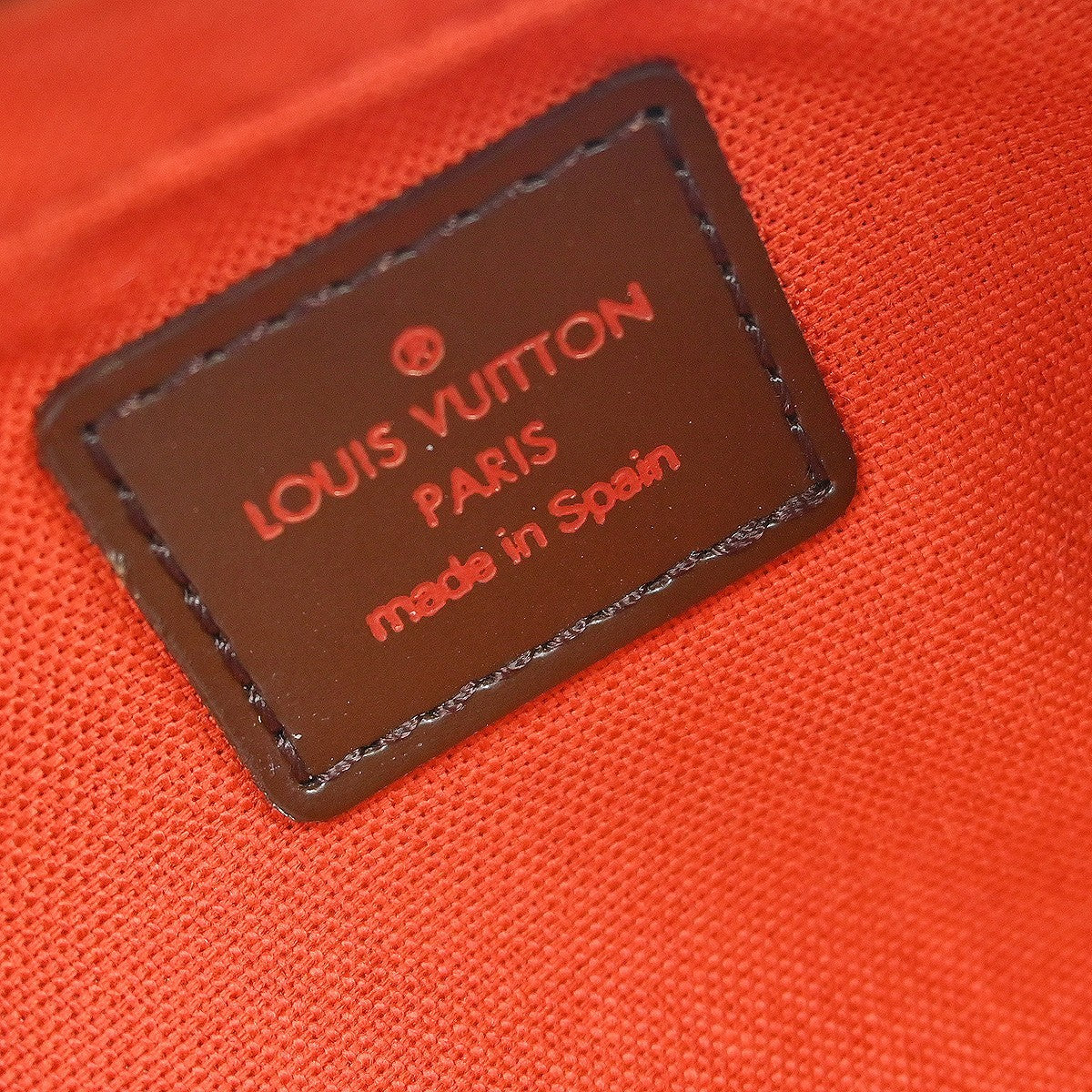 Louis Vuitton Geronimos Waist Bag Damier Brown Canvas Shoulder Bag Bag (Pre-Owned)