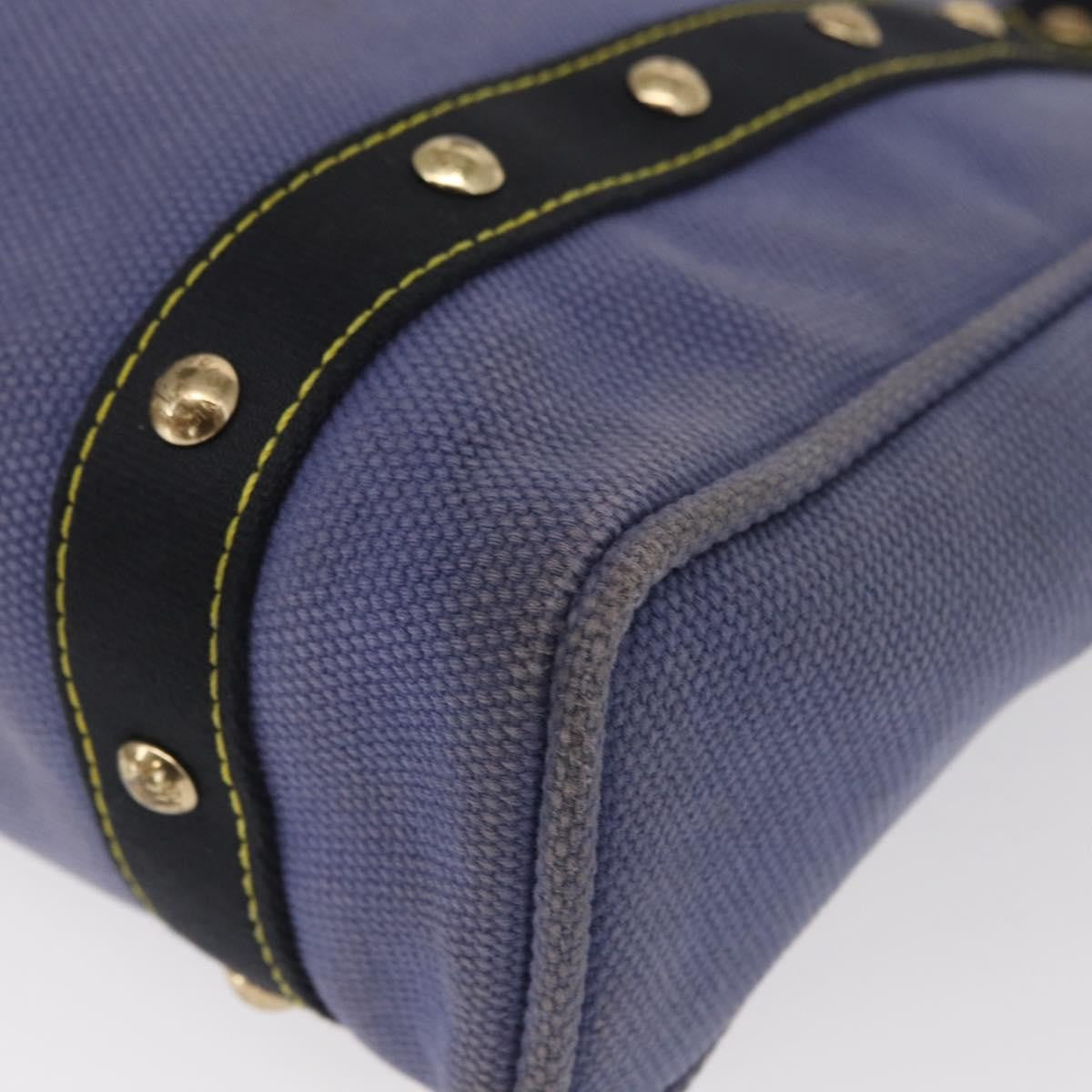 Louis Vuitton Antigua Tote Canvas Blue Canvas Tote Bag Bag (Pre-Owned)