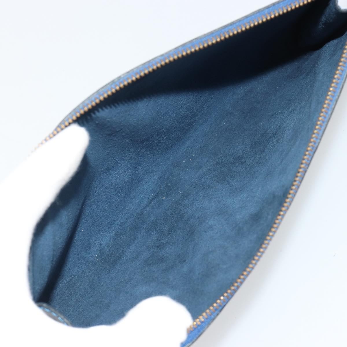 Louis Vuitton Pochette Accessoires Epi Leather Blue Leather Clutche & Pouche Bag (Pre-Owned)