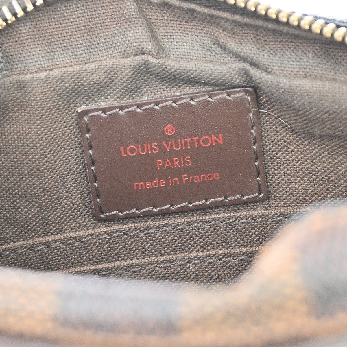 Louis Vuitton Pochette Macao Damier Brown Canvas Clutche & Pouche Bag (Pre-Owned)