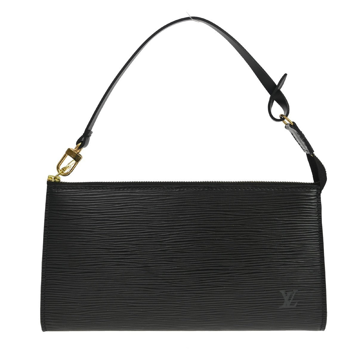 Louis Vuitton Pochette Accessoires Epi Leather Black Leather Clutche & Pouche Bag (Pre-Owned)