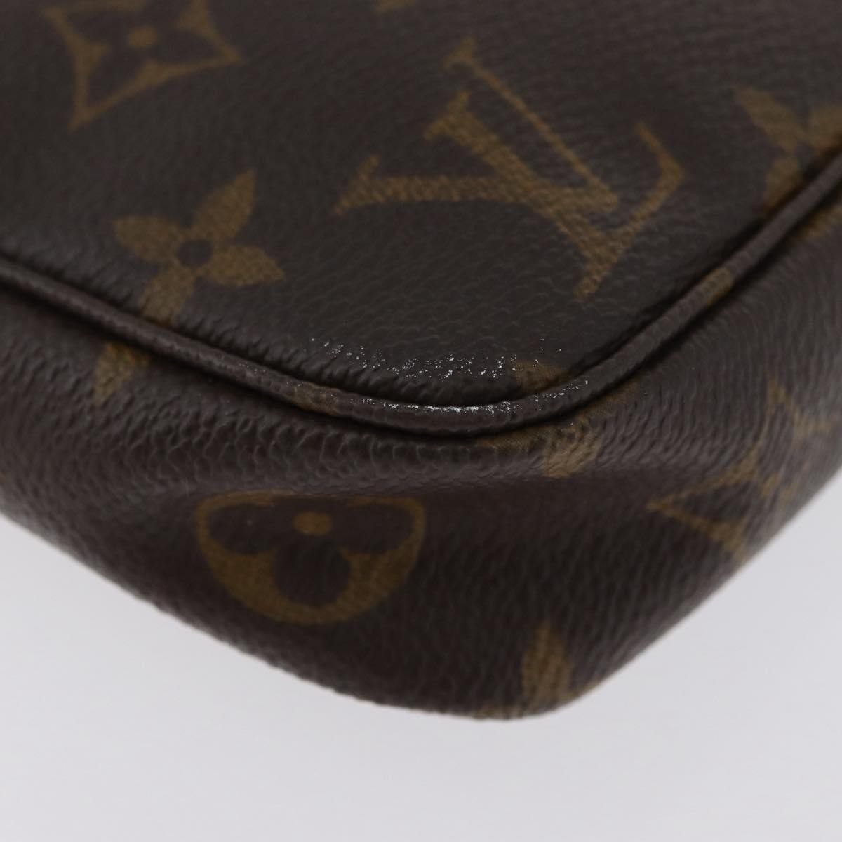 Louis Vuitton Pochette Accessoires Nm Monogram Canvas Brown Canvas Clutche & Pouche Bag (Pre-Owned)