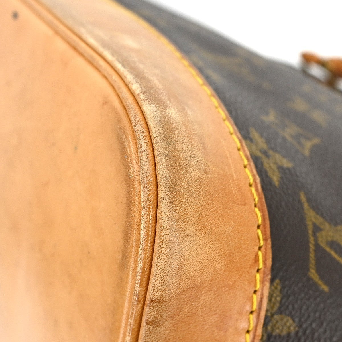 Louis Vuitton Alma Handbag Monogram Canvas Brown Canvas Handbag (Pre-Owned)