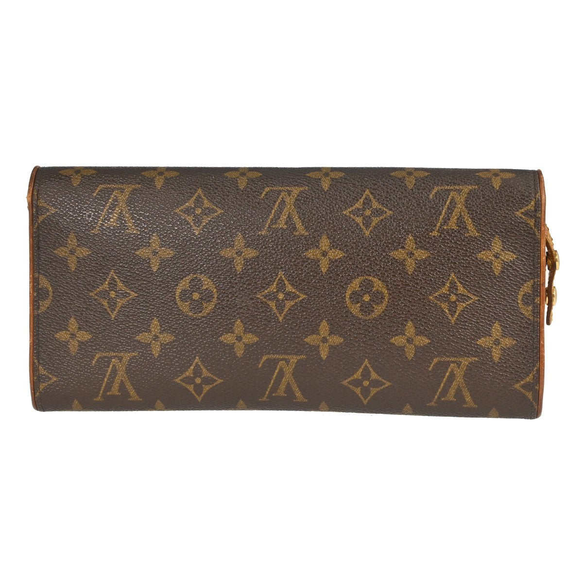 Louis Vuitton Twin Handbag Monogram Canvas Brown Canvas Clutche & Pouche Bag (Pre-Owned)