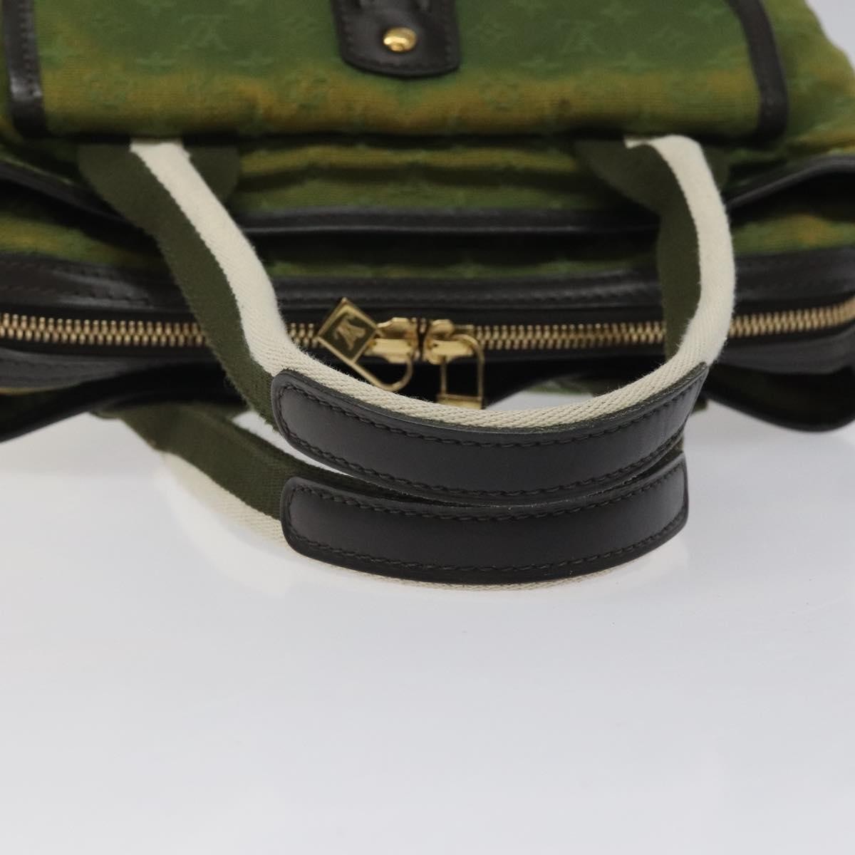 Louis Vuitton Sac Mary Kate Handbag Mini Lin Khaki Canvas Handbag (Pre-Owned)
