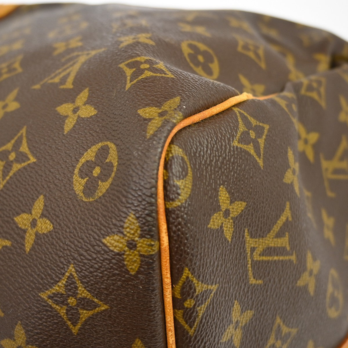 Louis Vuitton Keepall Bandouliere Bag Monogram Canvas Brown Canvas Travel Bag Bag (Pre-Owned)