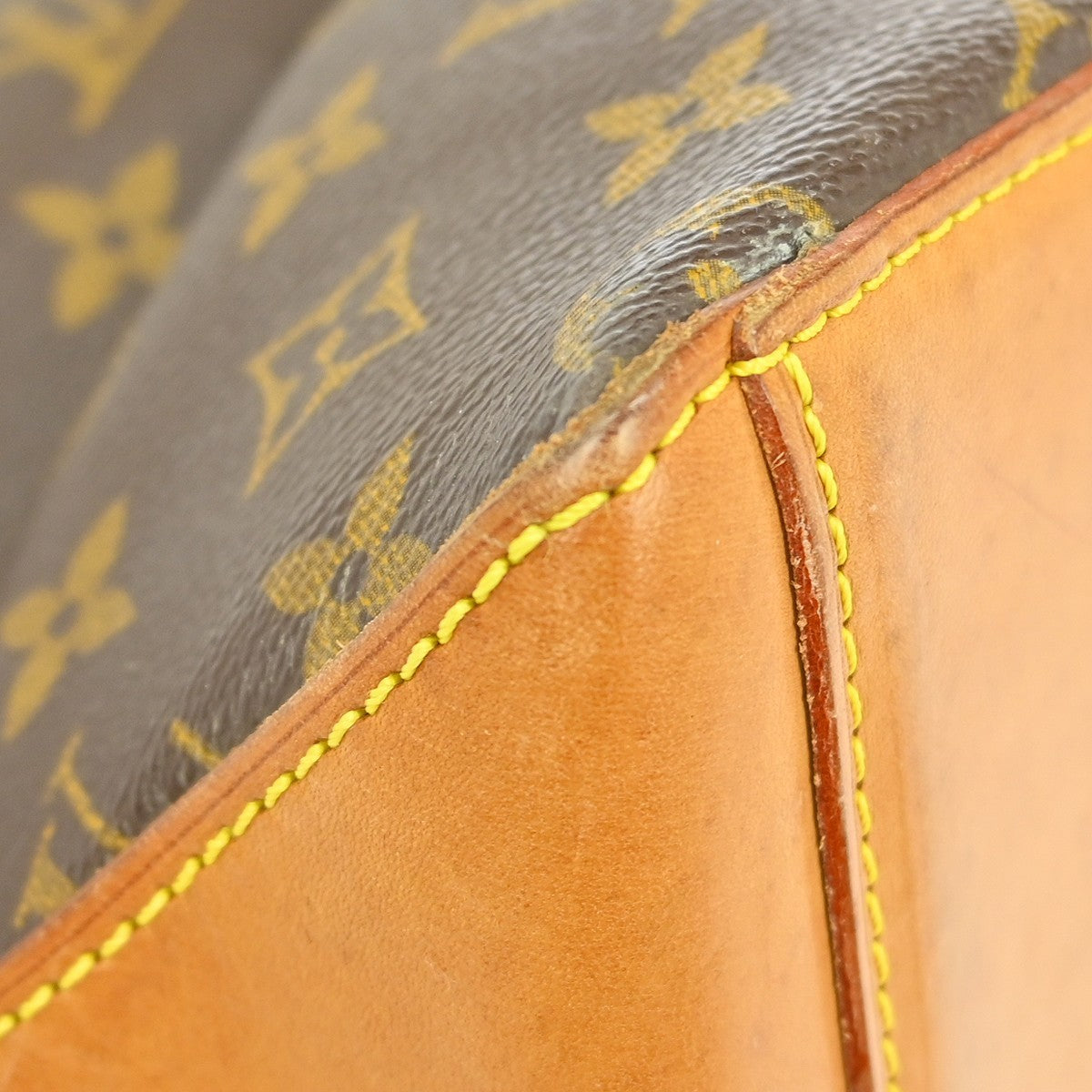 Louis Vuitton Cabas Mezzo Monogram Canvas Brown Canvas Tote Bag Bag (Pre-Owned)