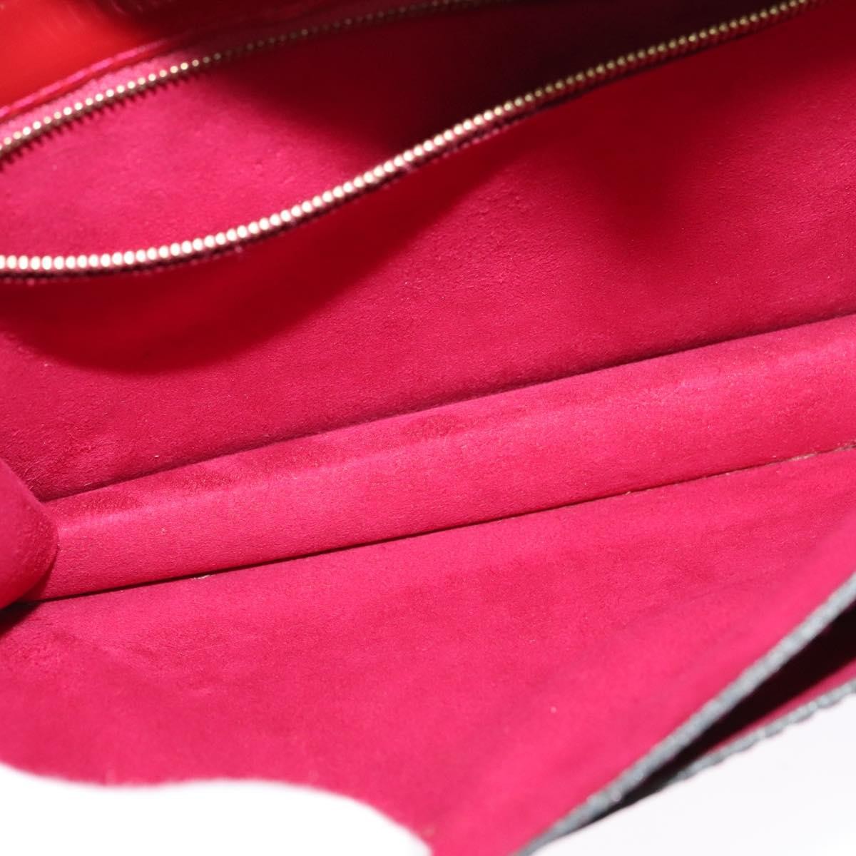 Louis Vuitton Monceau Handbag Vernis Burgundy Patent_Leather Bag (Pre-Owned)
