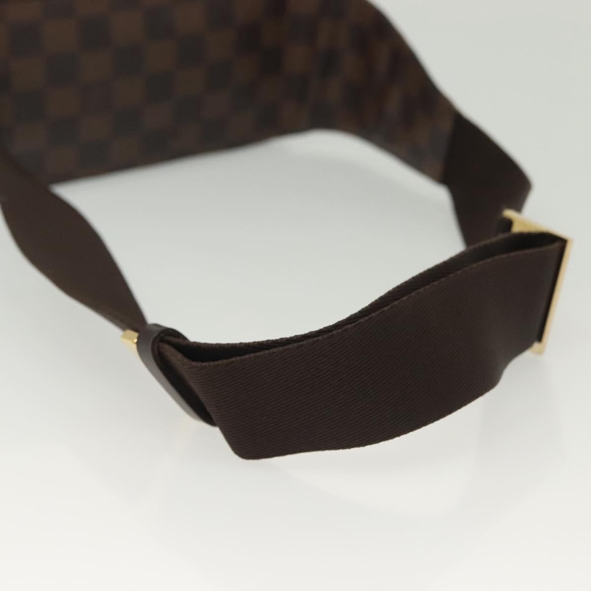 Louis Vuitton Geronimos Waist Bag Damier Brown Canvas Clutche & Pouche Bag (Pre-Owned)